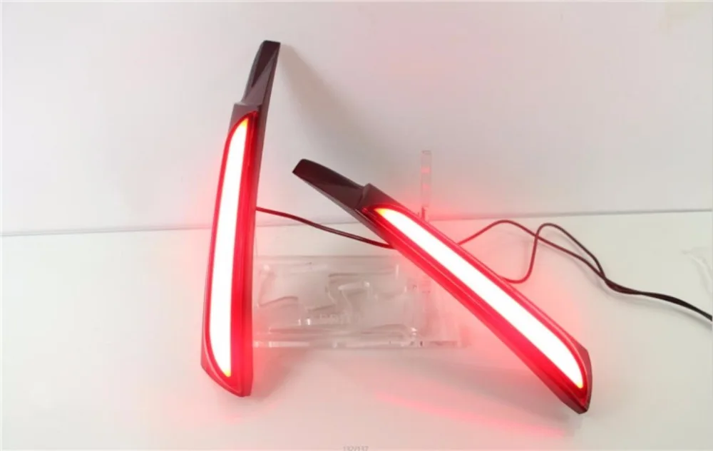 JanDeNing Car LED Rear Trunk Pillar Tail Light Column Brake Lamp Brake/Driving For Toyota Fortuner 2015-2017 | Автомобили и