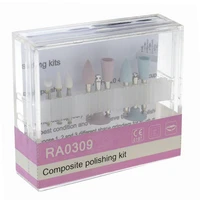 1 pack dental composite polishing for low speed handpiece contra angle kit ra0309 oral hygiene teeth polishing kits