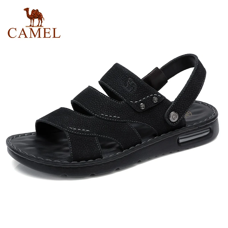 Мужские летние сандалии CAMEL мягкие из натуральной кожи для деловых мужчин