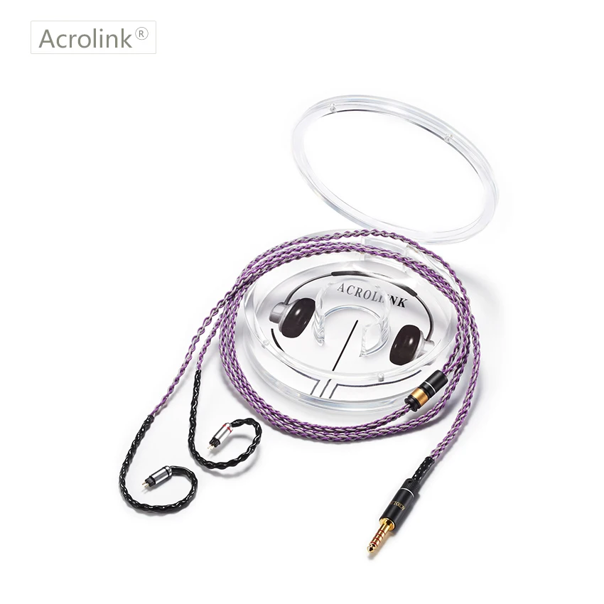 

Acrolink 1,2 м модернизированный Pcocc посеребренный кабель с 0,78 мм 2-контактным интерфейсом для 4,4 XLR съемный стерео аудио кабель для наушников
