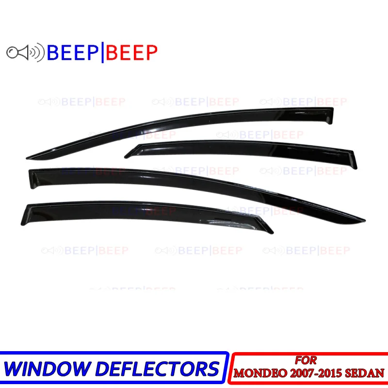 

For Ford Mondeo 2007-2015 Sedan car window deflectors car wind sun guard rain vent visor cover car styling accessories