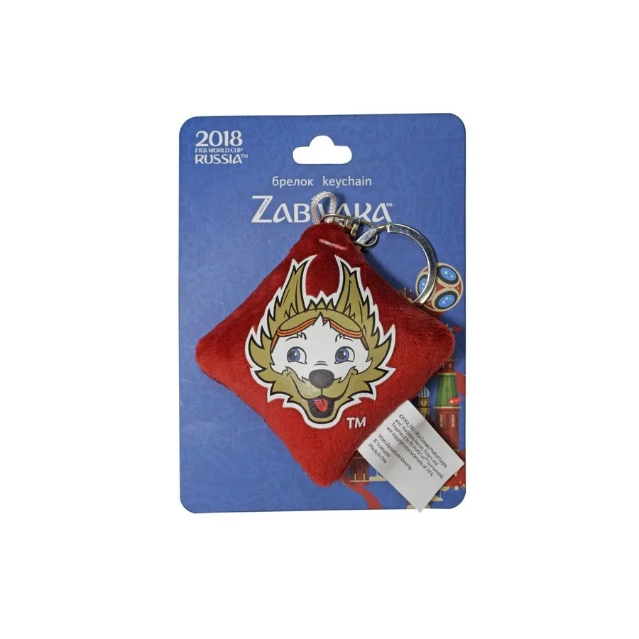 FIFA 2018 брелок подушечка с термопринтом Zabivaka 6х6|pad pad|padded cushionspad thermal |