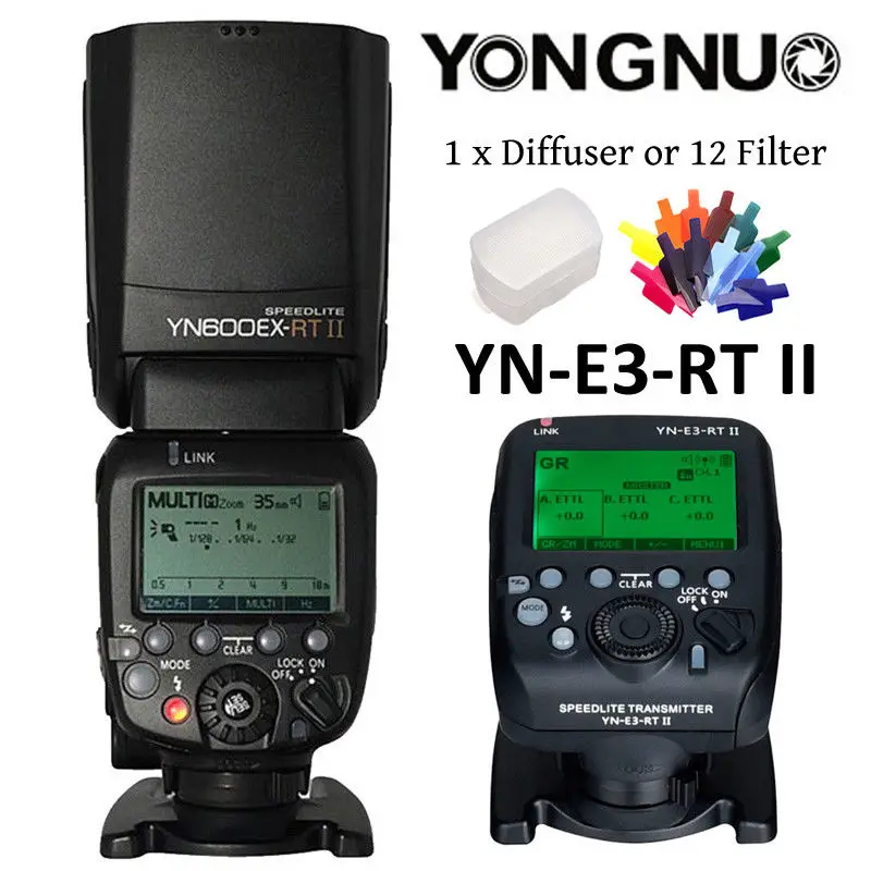Yongnuo YN600EX RT II 2 4G ttl Беспроводная Главная Вспышка Speedlite/YN E3 YNE3 триггер передатчик для