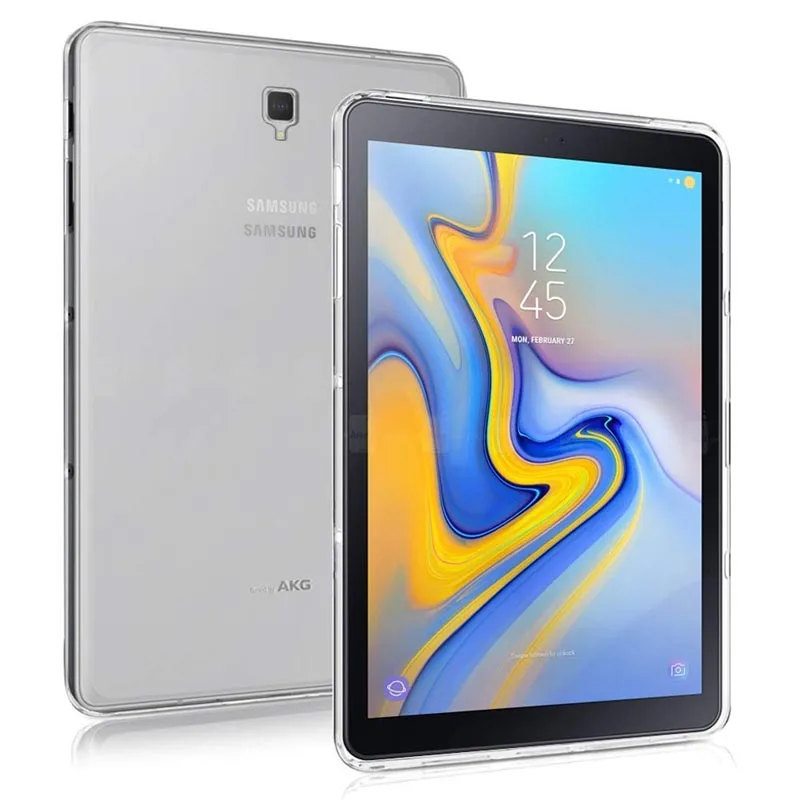 Мягкий чехол из ТПУ для Samsung Galaxy Tab S4 10 5 дюйма SM T830 T590 Прозрачная силиконовая