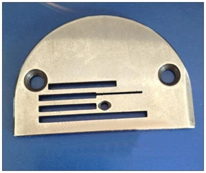 / cutting machine / edge cutter with knife needle plate instead of flat car / foot / cutting machine needle plate