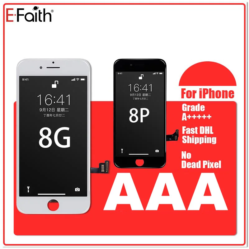 5 шт./лот AAA + ЖК дисплей для iPhone 8Plus 8G Сменный сенсорный экран дигитайзер сборка