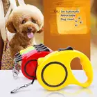 3 м автоматический поводок для питомцев Выдвижной Поводок для собак удлиняющий поводок для прогулок больших собак Laisse Enrouleur Flexi Llong нейлоновый Портативный Средний E