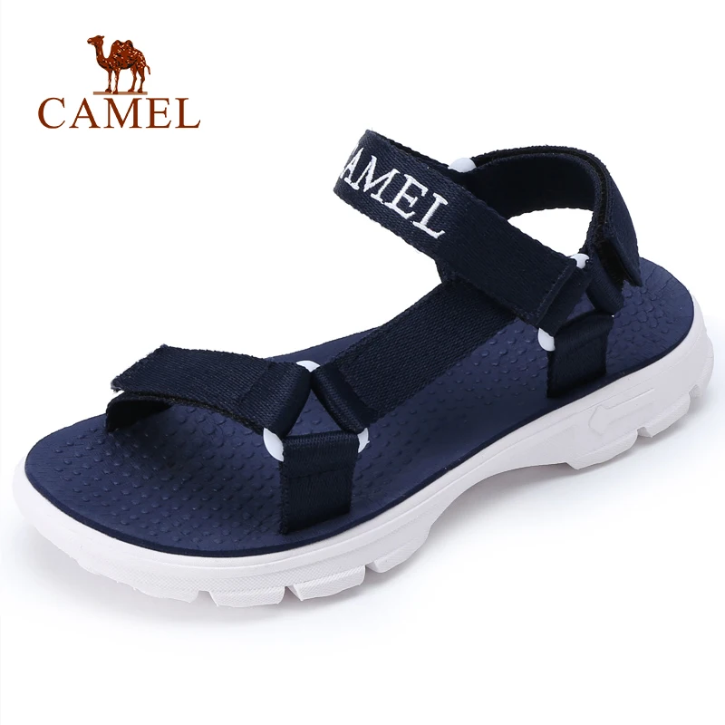 CAMEL/мужские и женские уличные сандалии; летние пляжные легкие повседневные Нескользящие мягкие треккинговые туфли на плоской подошве; рыболовные сандалии