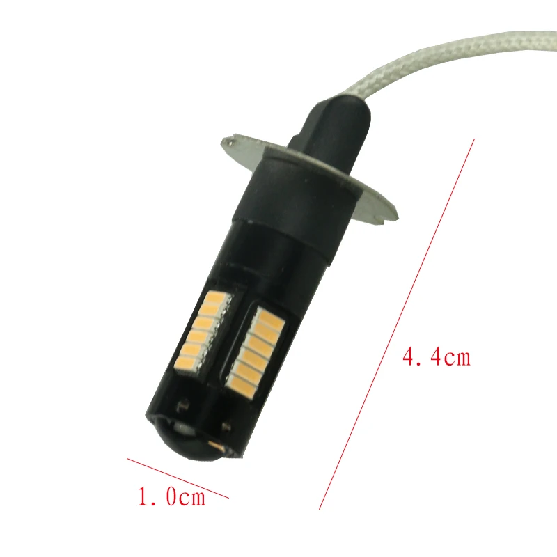 2 шт. Высокая мощность белый 30-SMD 4014 H3 светодиодные Сменные лампы для