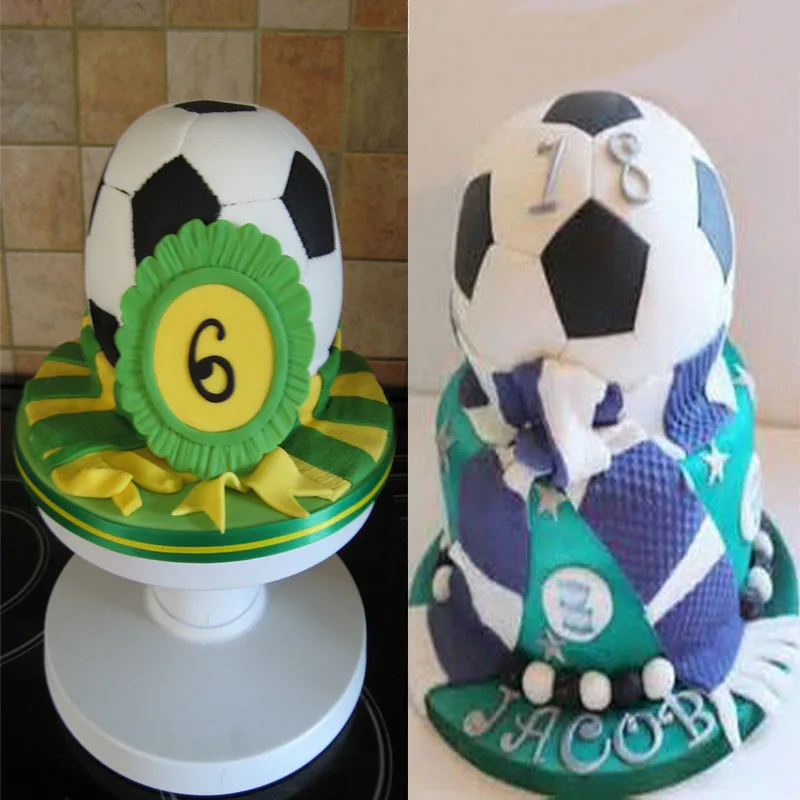 LIXYMO 4 шт./компл. футбол сделай сам fondant Формочки фрезы футбольный кубок мира формы