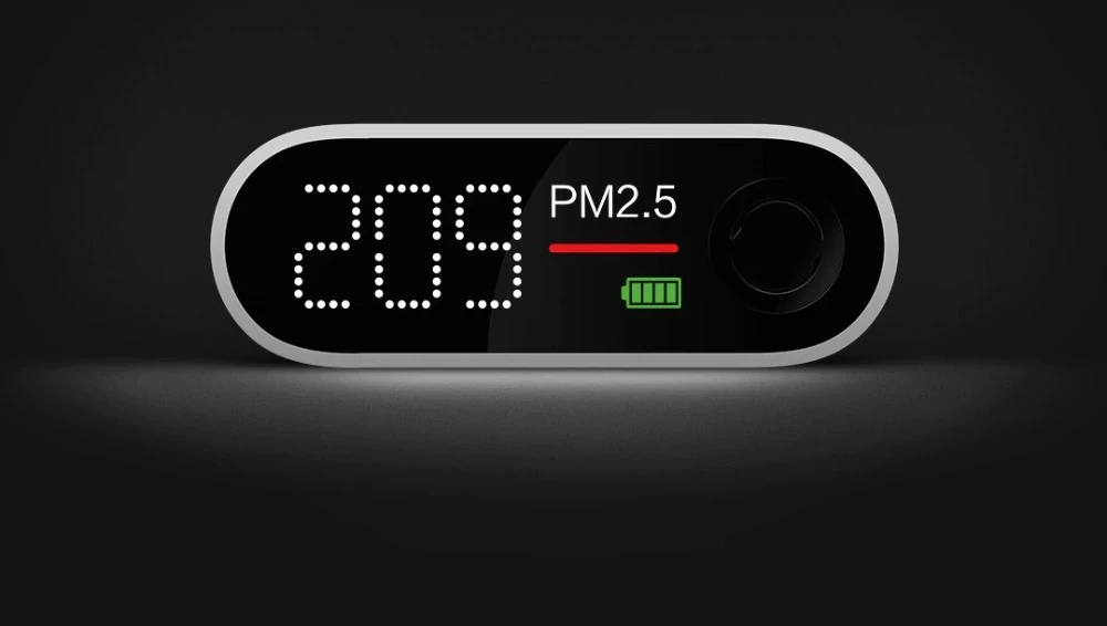 Xiaomi Mijia Smartmi PM2.5 детектор воздуха портативный чувствительный Mijia тестер качества воздуха светодиодный экран трехцветный цифровой индикатор