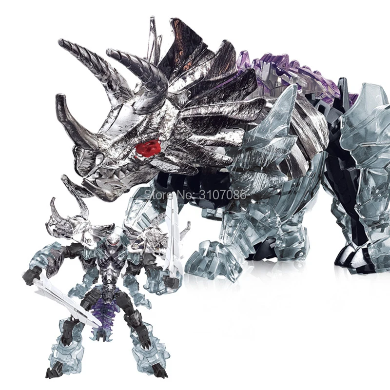 Трансформация фильма WeiJiang Triceratops Dinobot Slug Dark Black Battle Damage Dinosaur Alloy оверсайз фигурка