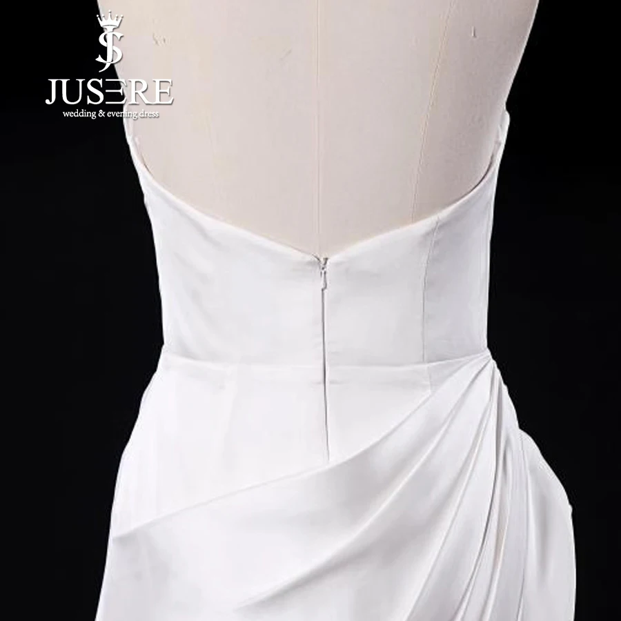 Vestido de festa Robe Soiree V воротником длинное вечернее платье с разрезом сбоку рюши