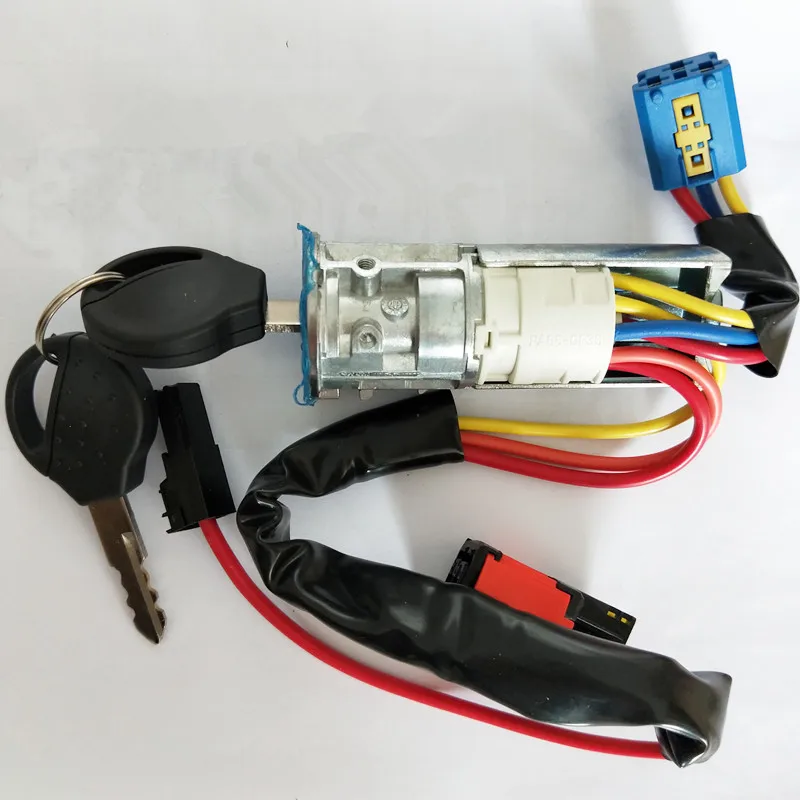 set Зажигание стартер баррель замок ключи для peugeot 206 Citroen Picasso Xsara 4162P0 4162-P0 - Цвет: set