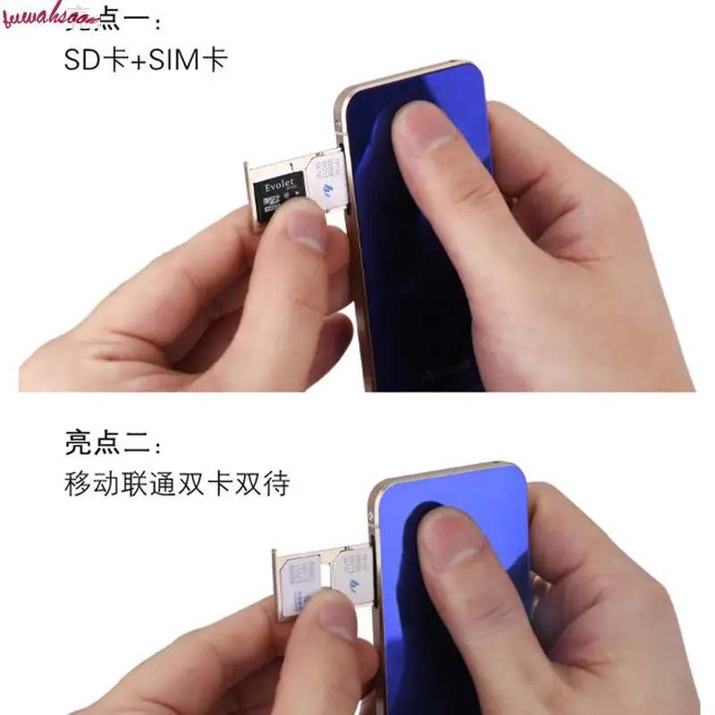 Оригинальный Anica T9 A9 + мини мобильный телефон с двумя sim-картами Bluetooth oled-дисплей