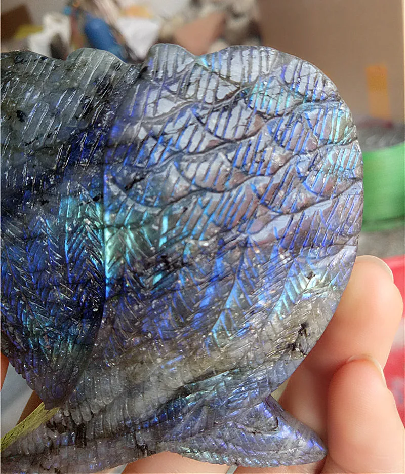 1 шт. крылья ангела из натурального Лабрадорита 6 см|wing wing|wings angelwings crystal |