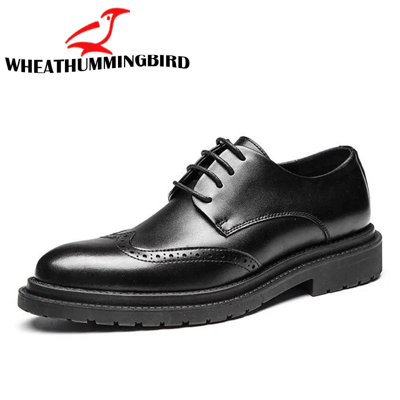 

Big size fashion luxury Male brogue Carved shoes men's leather Pointed Toe shoes wedding Business dress shoe for Gentleman LE-29