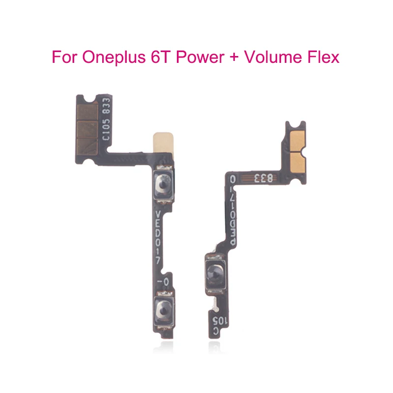 Witrigs кнопка питания громкости шлейф для OnePlus 3/3T/5/5 T/6/6 T/7 Pro Выключение звука ключ