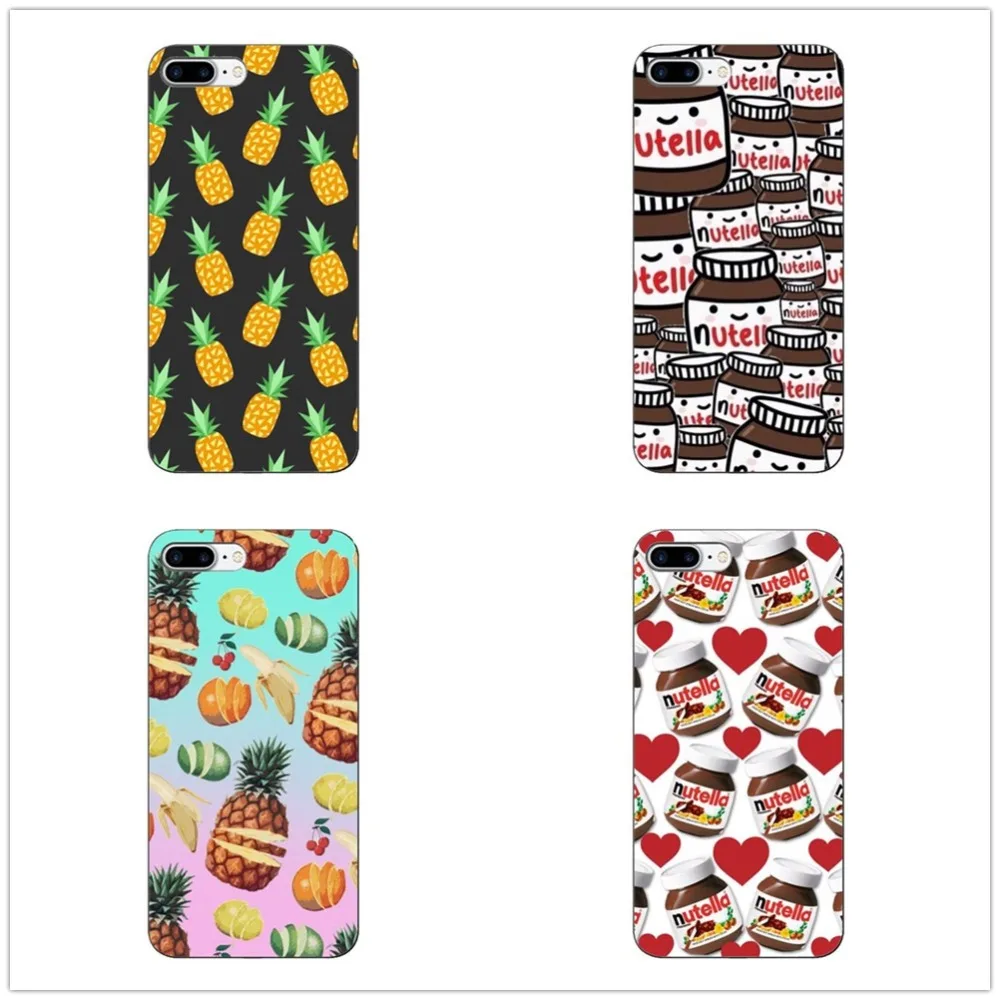 Чехол для телефона милый Tumblr Nutella еда Пицца ананас жесткий чехол Iphone5 11 11PRO MAX SE 5C 6 6s