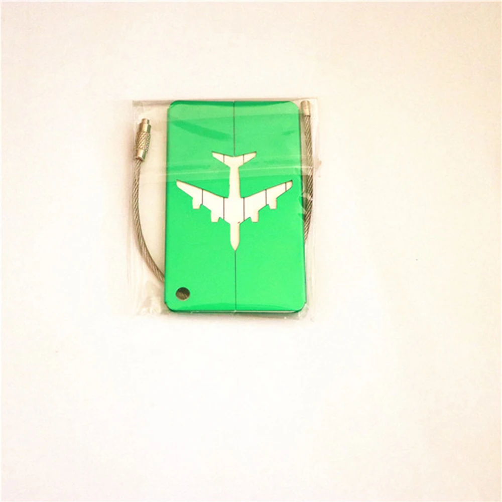 Aluminium Alloy Luggage Tags Baggage Name Suitcase Address Label Holder Travel Accessories | Дом и сад