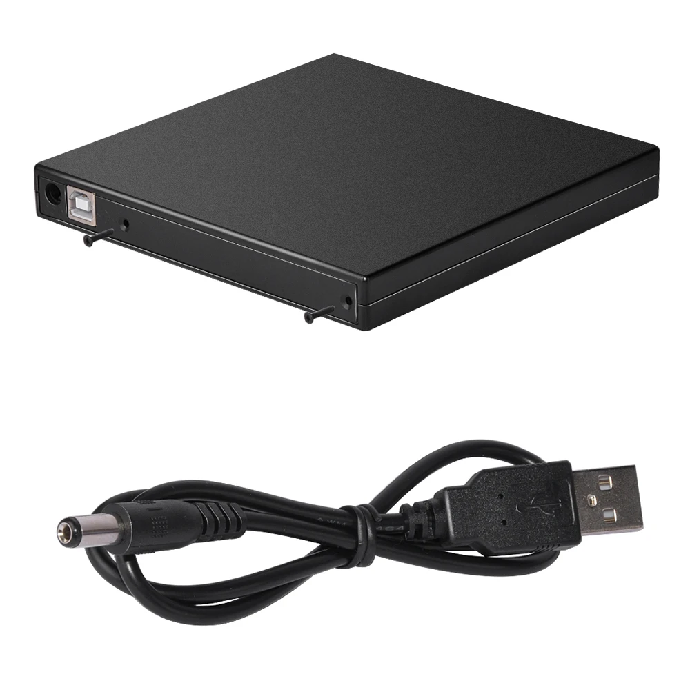 Жесткий пластиковый USB 2 0 SATA 12 7 мм DeepFox внешний корпус для DVD/CD ROM чехол CD/DVD