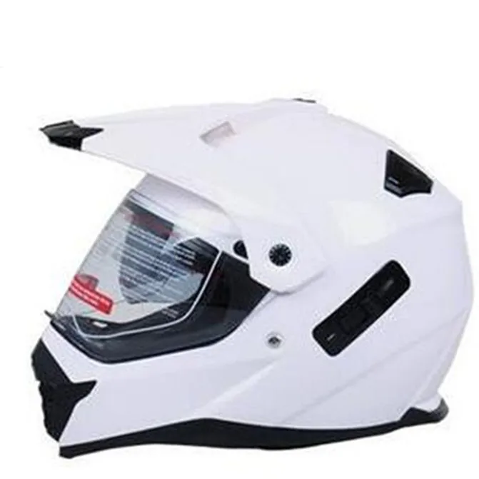Новые Двойные линзы мотоциклетный шлем для мотокросса Casco DOT Approval Capacetes WANLI 168 XS размер - Цвет: double lens