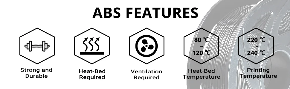 TOPZEAL 3D-принтеры ABS нити 1,75 мм возможна погрешность+/-0,02 мм 1 кг 343 м 2.2LBS 3d печать Материал Пластик для RepRap