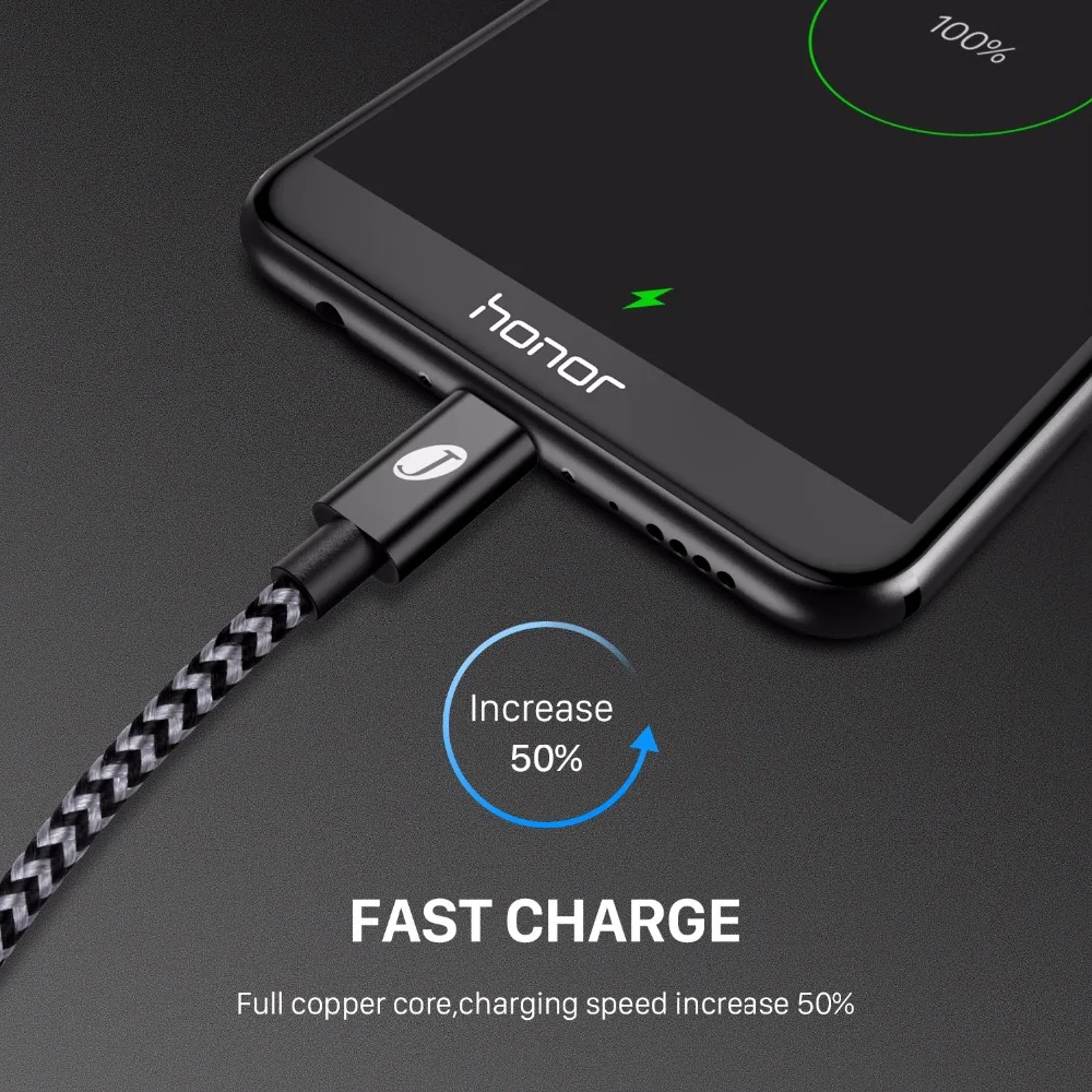 J Jecent 3 упак./лот Micro USB кабель Быстрая зарядка Android Дата-зарядное устройство