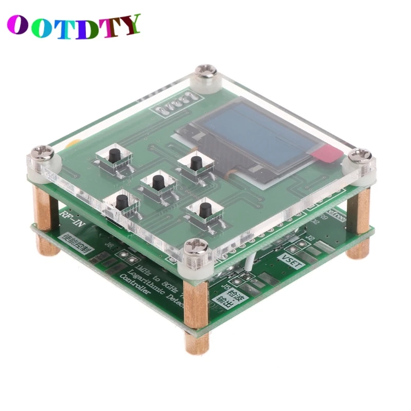OOTDTY 8 ГГц 1 8000 МГц OLED RF измеритель мощности 55 до 5 дБм + Снижение частоты Sofware