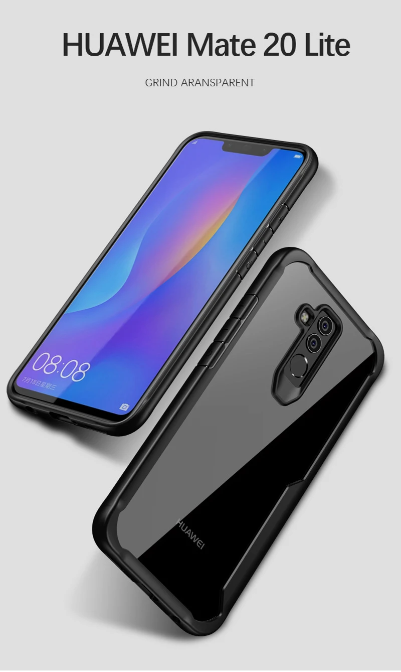 LUPHIE противоударный защитный чехол для huawei mate 20 Pro Lite прозрачный чехол-накладка для huawei Nova 3 3i силиконовый чехол s бампер оболочка