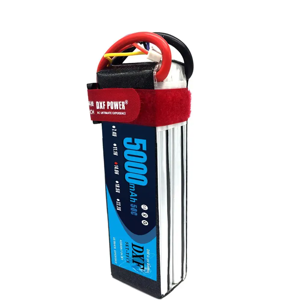 DXF 14 8 V 5000mAh 50C 100C 4S RC LiPo Battery XT60 EC3 TRX Tamiya for MIKADO LOGO500 ALIGN T REX550/600 GAUI X5 ouбраслет 550|lipo