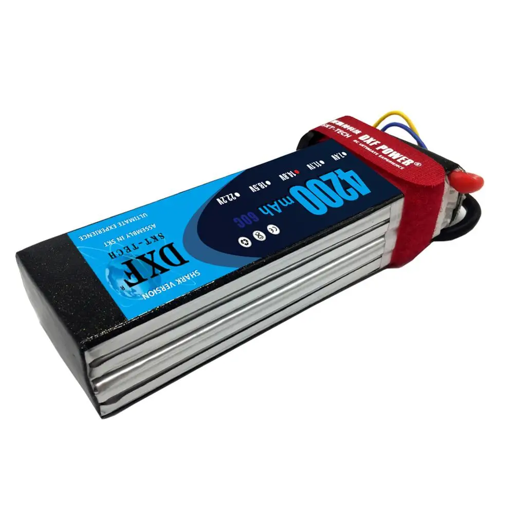 Литий полимерный аккумулятор DXF 14 8 в 4200 мАч 60C 4S MAX120C T/XT60 Lipo RC для