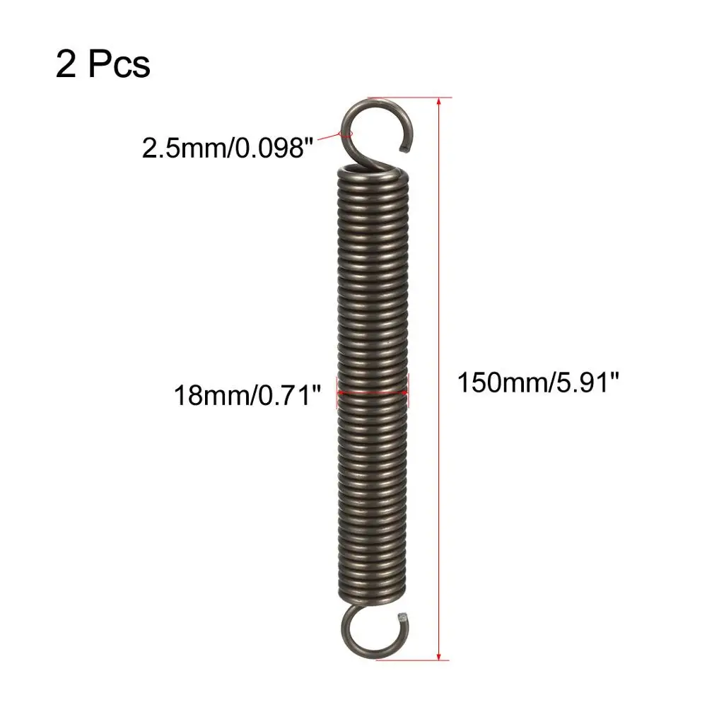 Пружины Пружинные UXCELL стальные с двойным крючком 2 шт. | Обустройство дома
