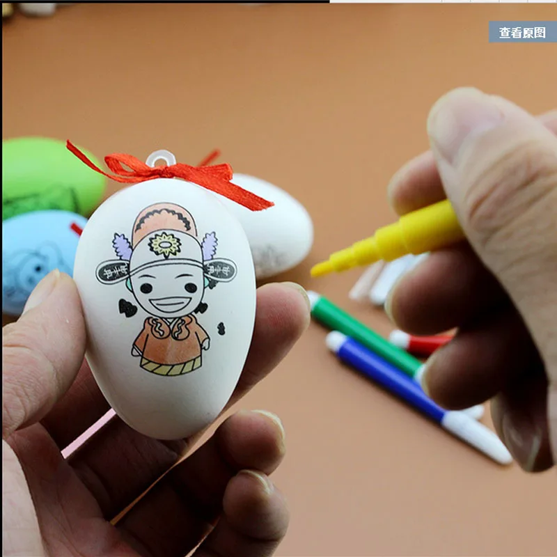 Пасхальные яйца Детские игрушки ручной работы DIY пасхальные мультфильм