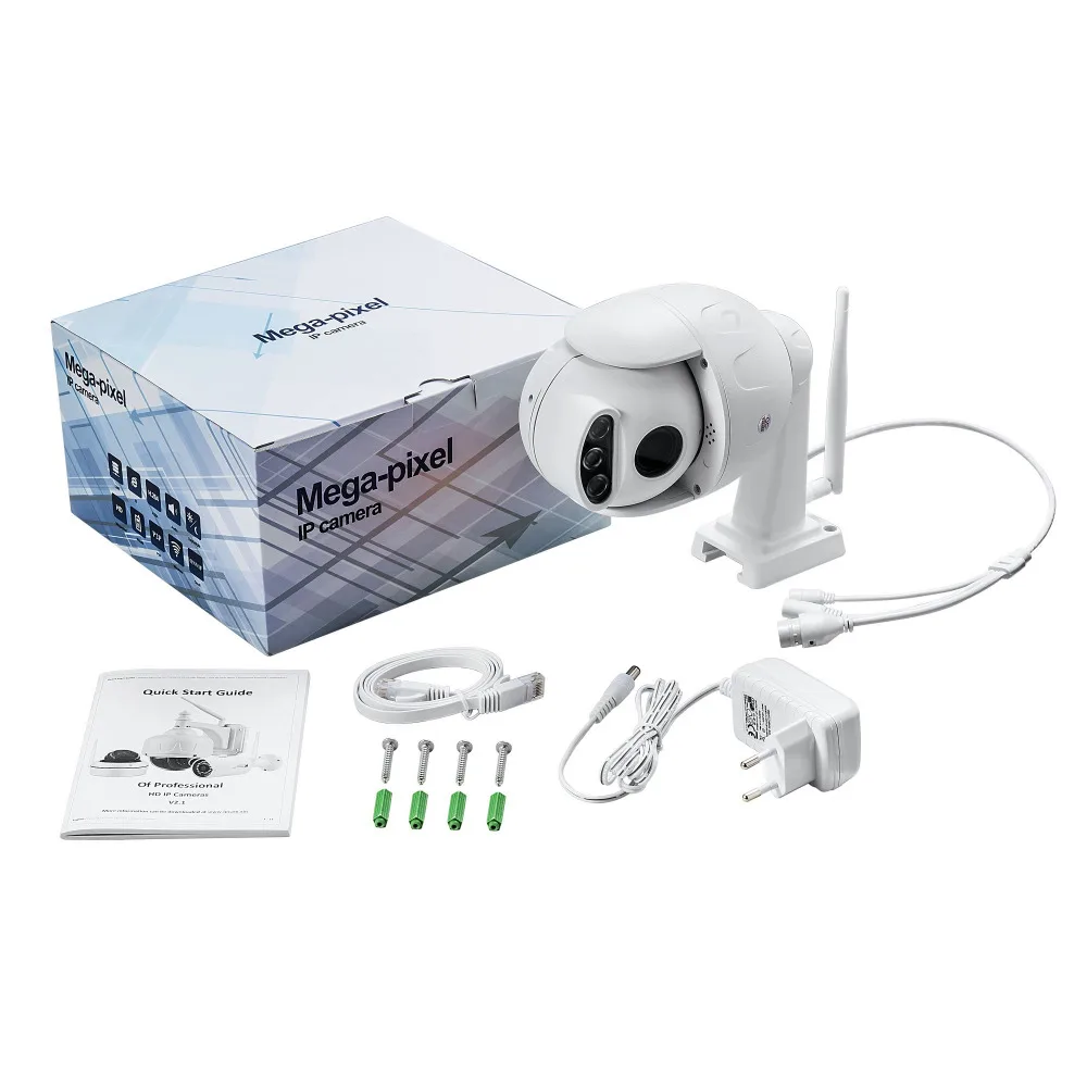 Wifi ip-камера ptz беспроводная наружная 1080 P HD 2mp Мини скоростная купольная; ONVIF cctv камера видеонаблюдения s pan tilt 5x zoom