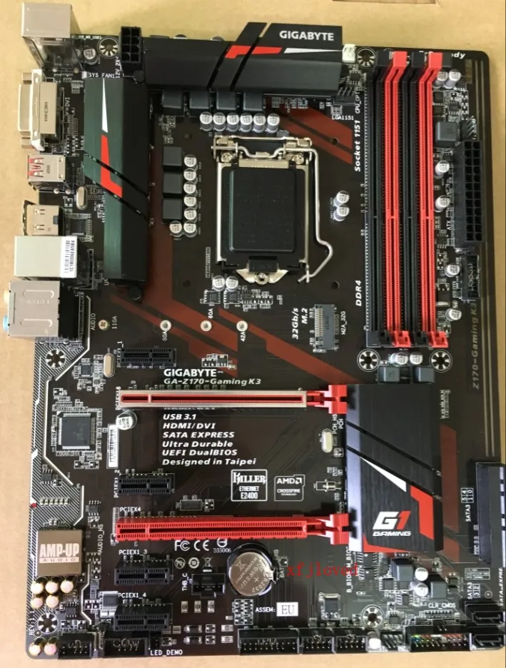 LGA1151 для Gigabyte оригинальная б/у настольная материнская плата Z170 K3 DDR4 USB3.0