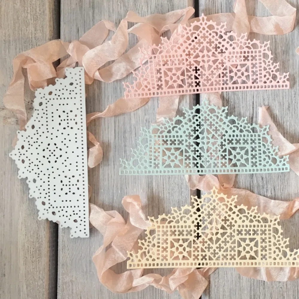 ArtScrap Винтажный кружевной орнамент металлические режущие штампы трафареты для