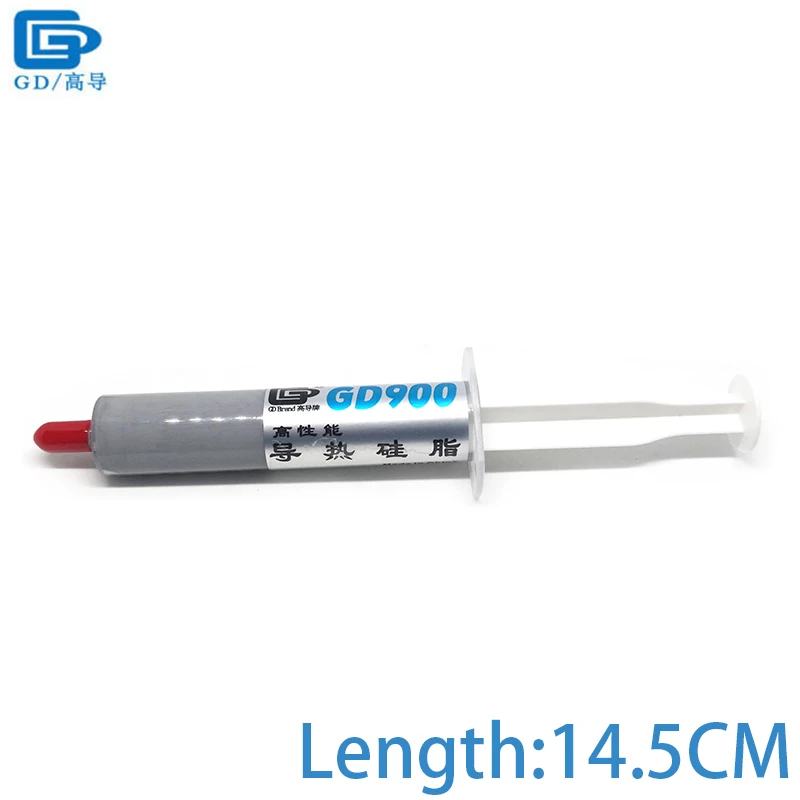 Теплопроводящая смазка GD900 силиконовая паста состав для радиатора вес нетто 15 г