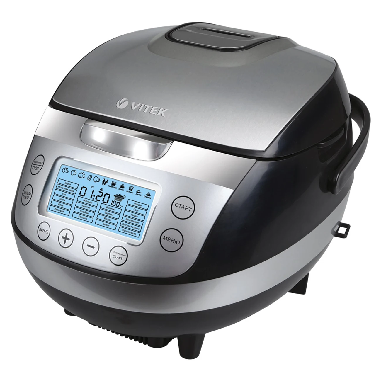 Мультиварка Vitek VT 4220 SR (Мощность 860 Вт объем 5 л 50 программ автоподогрев