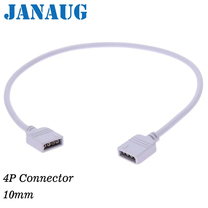 4 PIN RGB 5 P RGBW светодиодный разъем кабель-удлинитель провода + 4pin разъемы 1 м для SMD 5050