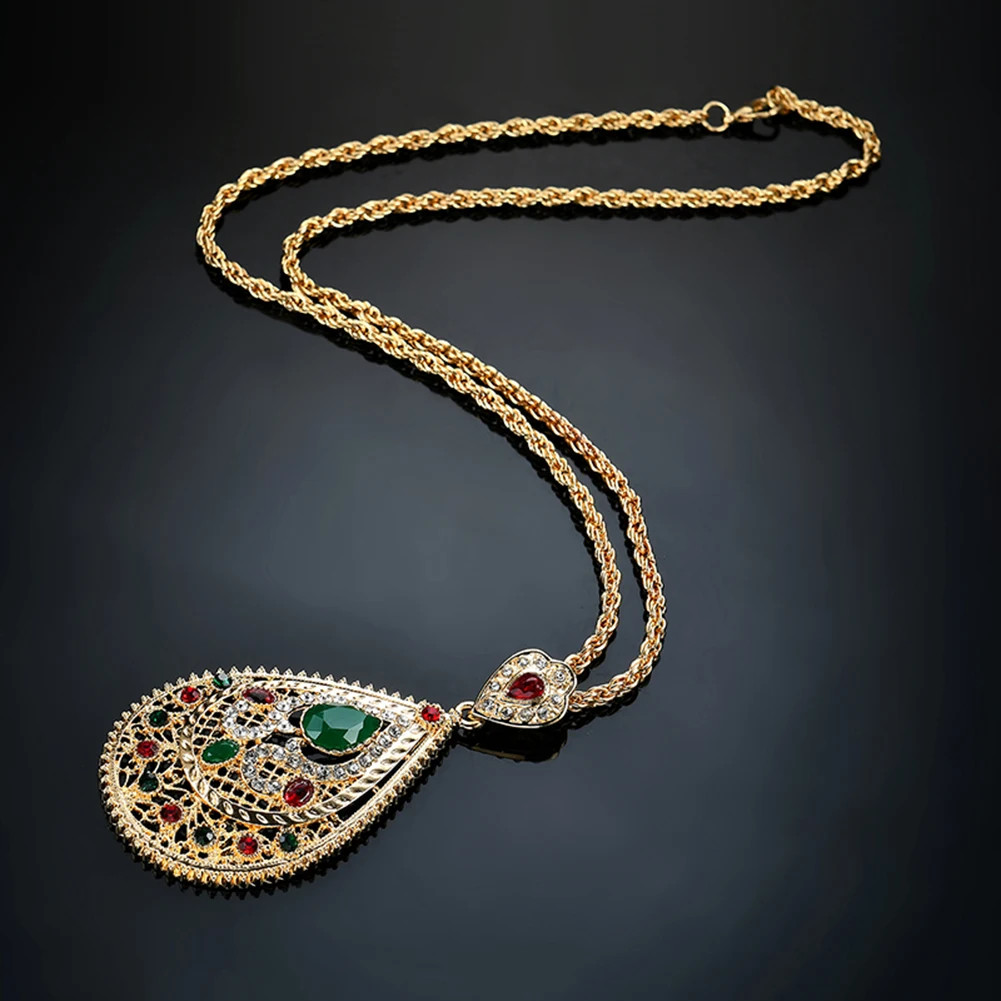 Женское Ожерелье в арабском марокканском стиле с подвеской из горного