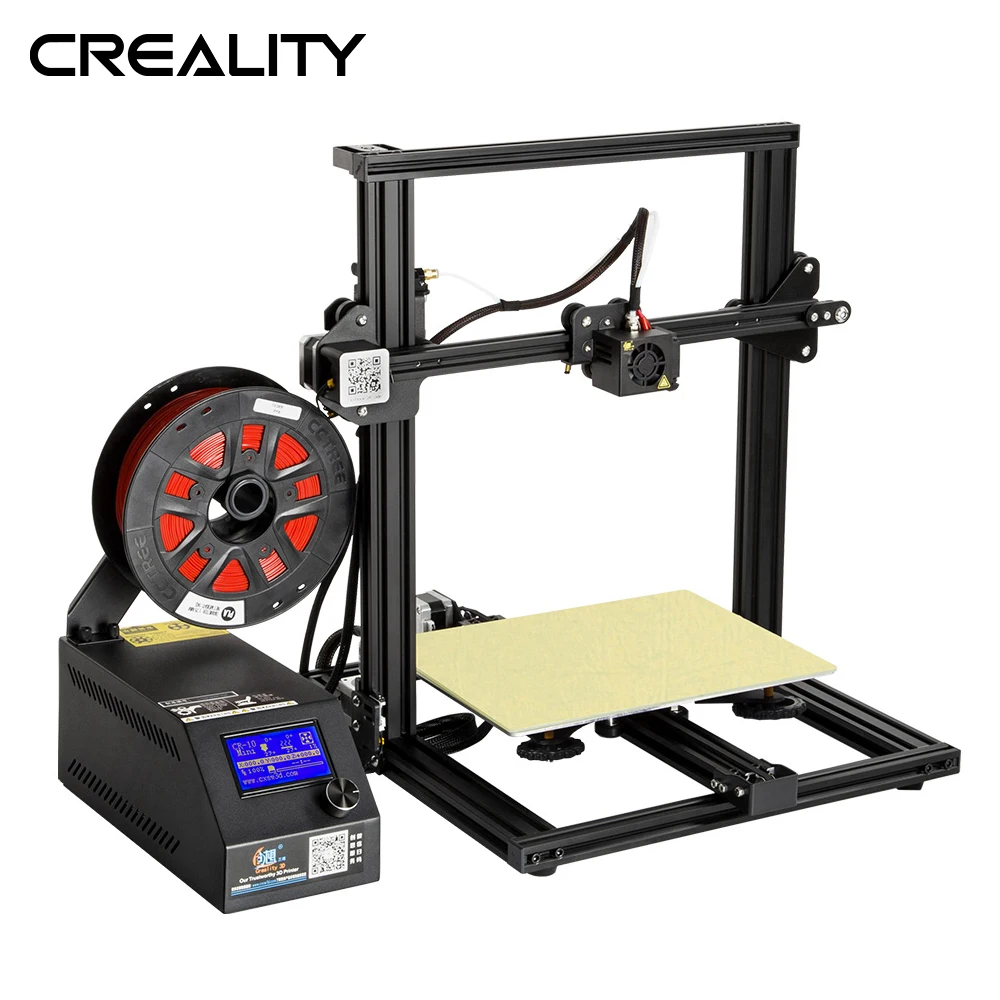 Новейший CREALITY 3d принтер CR-10 Мини плюс размер печати 300*220*300 мм Поддержка 3d принтера обновление после отключения питания 3d принтер DIY комплект