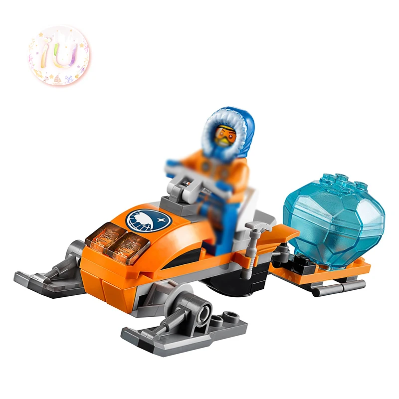 Legoings BELA 10437 City Series Arctic snowснегоход набор строительные блоки подарки на день