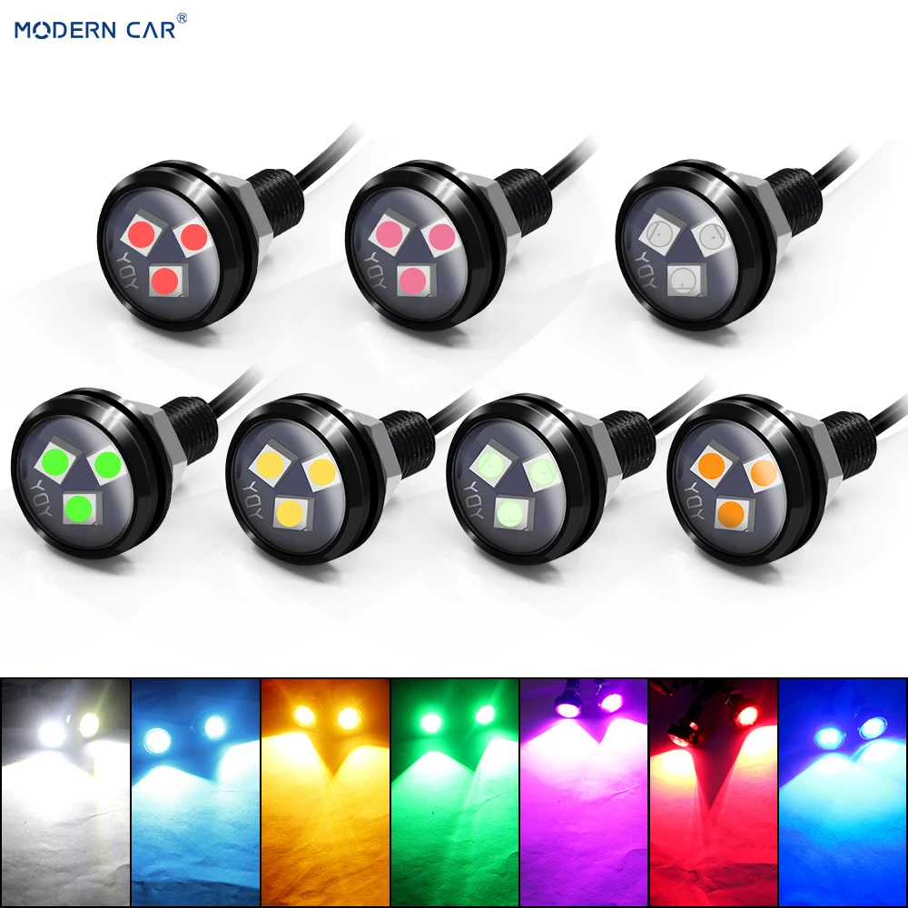 Современная автомобильная лампа drl 3smd 4smd eagle eyes 12 В светодиодный светильник eye