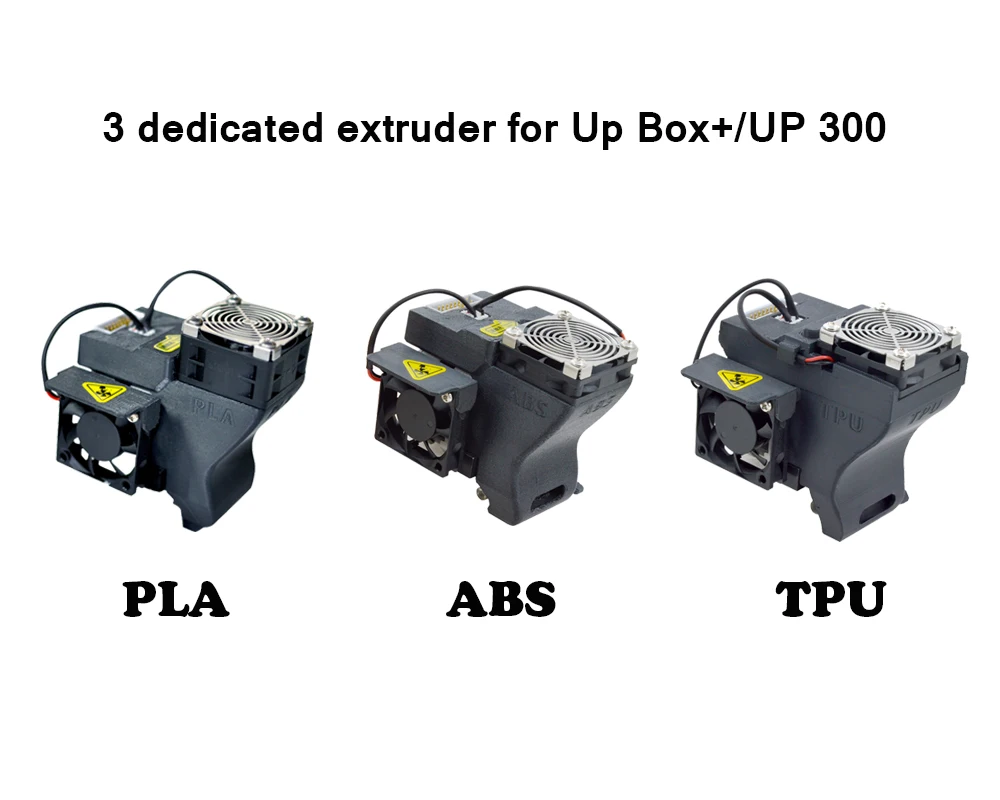 Tiertime PLA/TPU экструдер, специально для PLA/TPU печати, для UP BOX+/UP300