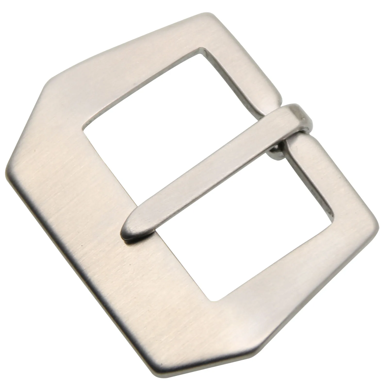 ZLIMSN Free Shipping 100Pcs Watch Buckle 20 22 24 26 28mm Pure Soild Stainless Steel Watchband Clasp Silver Brushed Wholesale