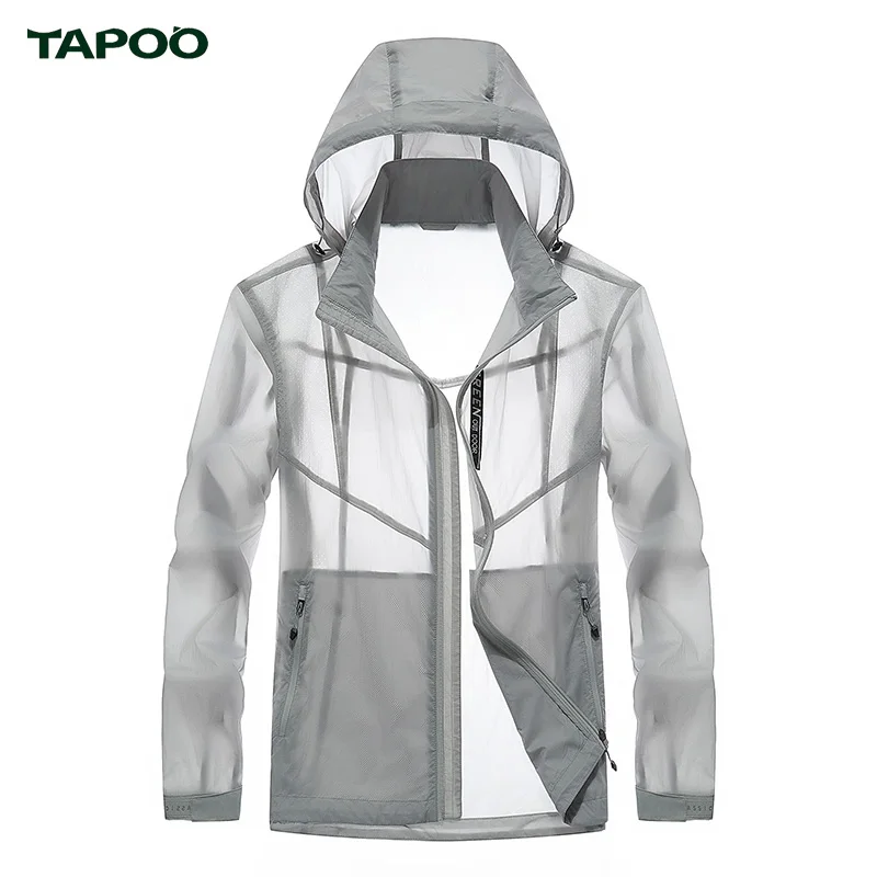 Tapoo Защита от Солнца защиты Для мужчин модная куртка Повседневное ультра тонкие