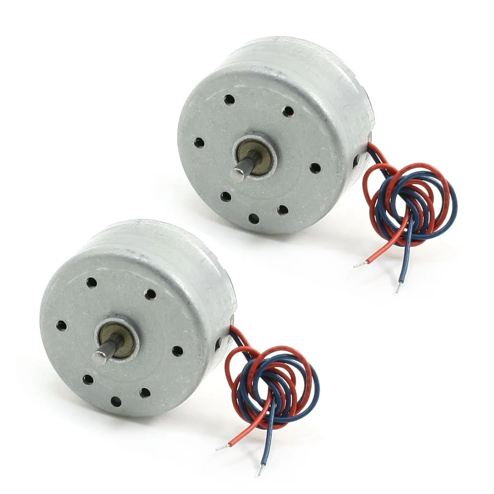 UXCELL 2 шт. DC 5 в мотор RC300 FT 08800 6000 об/мин микро для Cd DVD плеера 24*12 мм DH|micro motor|motor formotor