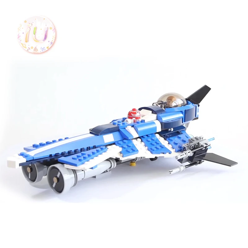 Legoings 75087 Звездные серии Аникин на заказ Звездный истребитель джедай Строительные