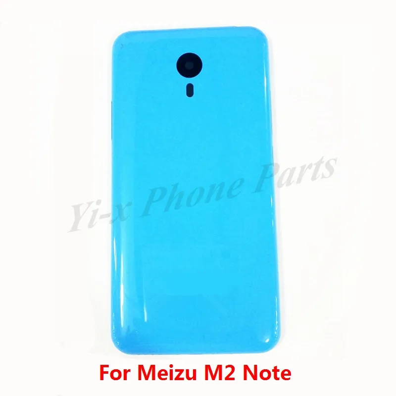 

5 шт. для MEIZU M2 Note Крышка батарейного отсека задняя крышка корпус чехол для Meilan note2 с объективом камеры + вспышка + кнопки питания и громкости